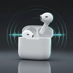 True Wireless Earbuds, Bluetooth 4.0 In-Ear Wireless Headphones with Clear Stereo Sound, 40-Hour Long Battery Life, Low Latency, Lightweight Compact Design, Suitable for Gaming, Running, Ideal for Daily Use