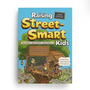 Street Smart Parenting Book, Teach Kids Safety Awareness, Boundaries, Stranger Safety, Confidence and Everyday Life Skills
