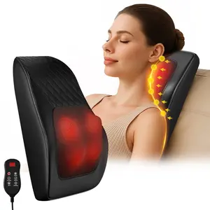 Back massager,3D kneading massage pillow, suitable for relieving pain in the deep tissues of the back, neck, shoulders and legs. A gift for ladies, gentlemen, mothers and fathers