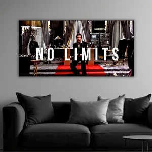 Poster Unframed , The World Is Yours, Tony Montana, Al Pacino Scarface Art, Epic Scene Scarface, Wall Decor, Motivation, Office Home Decor