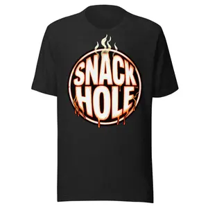 SNACKHOLE - Flame Drip Logo