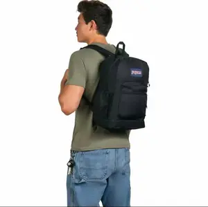 JanSport SuperBreak One Lightweight Backpack Black Everyday School Travel Bag