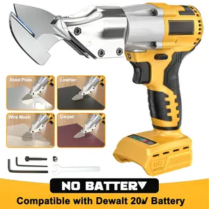 Sheet Metal Cutter for Dewalt 20v, Battery Not Included, Sheet Metal Nibbler - 221 Ft-Lbs Torque Metal Shears - Cuts 18GA Material for Steel, Leather & Carpet - with 360 Degree Pivoting Head