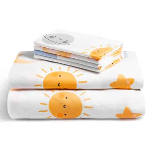 Luxclub 3 PC Youth Bedsheet Set - Sunshine, Ocean and Unicorn Designs