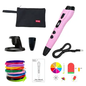 The Ultimate No-Clog 3D Printing Pen Set: Budget-Friendly Christmas & Birthday Gift for Kids & Teens with Carry Case, PLA Filaments, DIY Guide - Easy DIY Arts & Crafts Starter Kit