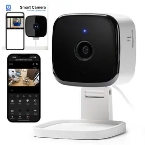 Smart Indoor Security Camera 1080P HD, Motion Alert, Two-Way Audio, Night Vision, Compatible with Alexa and Google Home