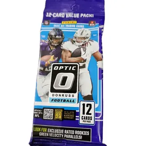 2025 Donruss Optic NFL Trading Cards 12-Card Value Pack with Exclusive Rated Rookies Green Velocity Parallels