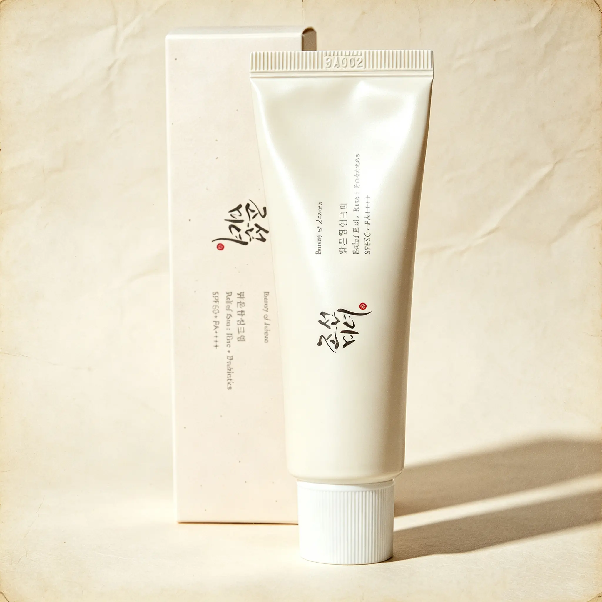 Beauty of Joseon Rice + Probiotics Sunscreen SPF50+ PA++++ 50ml – Lightweight, No White Cast Korean Daily Sunscreen for a Glowy, Glass Skin Finish