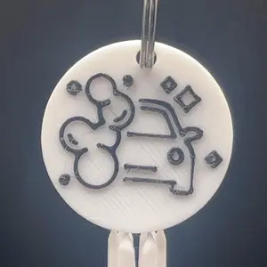 Auto Detailer 4 NFC Keychain – Tap to Book, Shine Delivered