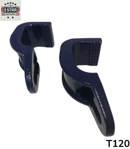 (2) 3 Ton Sill Hook Straight Cut Tooth 2-1/2" Pull Round Mo-Clamp style