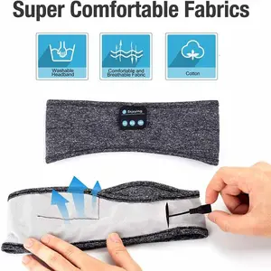 Sleep Headphones Wireless, Bluetooth Sports Headband Headphones with Ultra-Thin HD Stereo Speakers Perfect for Sleeping,Workout,Jogging,Yoga,Insomnia, Air Travel, Meditation Audio Electronic