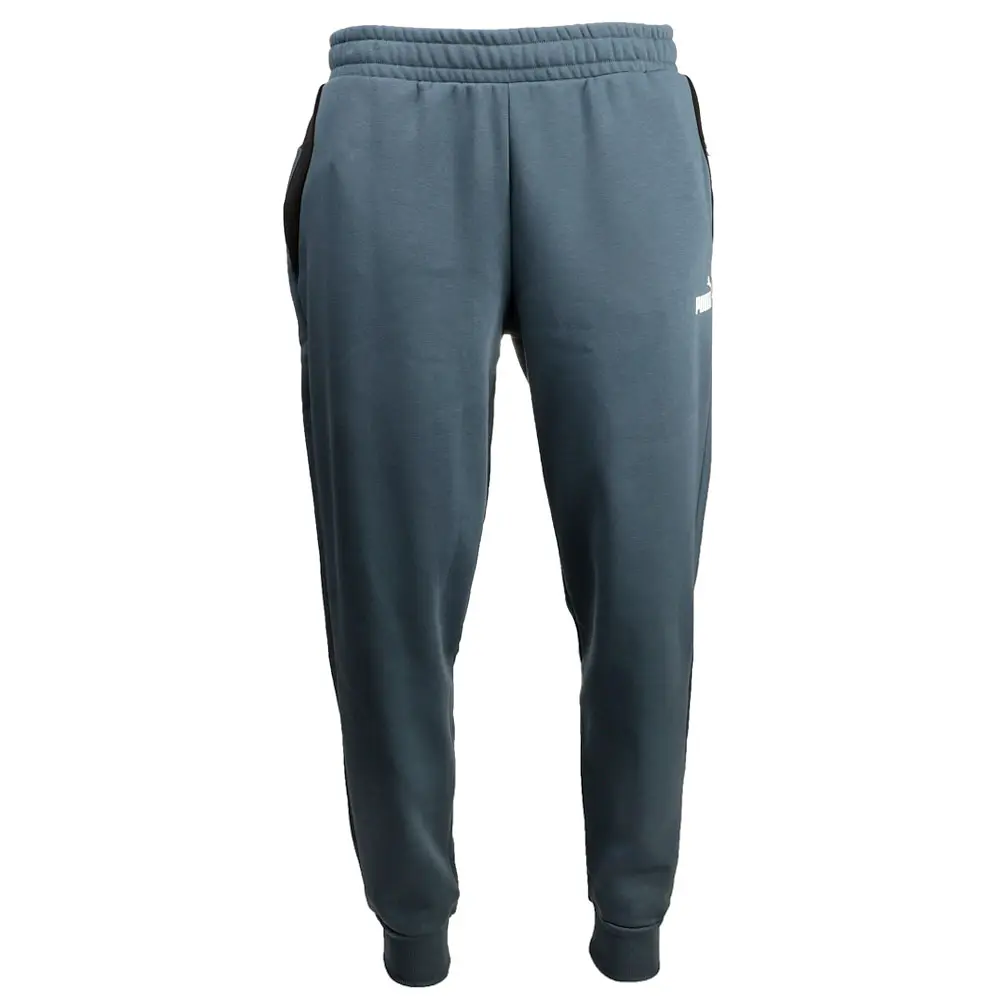 PUMA Mens Power Colorblock Sweatpants Casual - Grey
