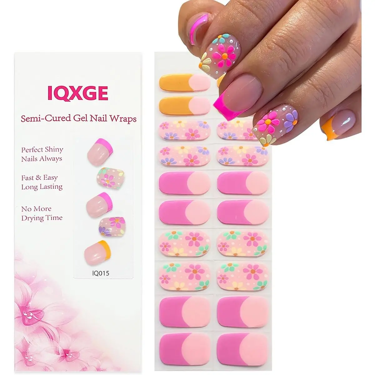 03-colorful Flower French