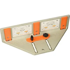 Cut Crown Molding  Jig for Miter  - Safe & Easy Crown Molding Tool - Universal Fit Cut N Crown Jig w/ Adjustable Fence Risers - Portable Crown Jig for Miter  w/ Integral Setup Guide