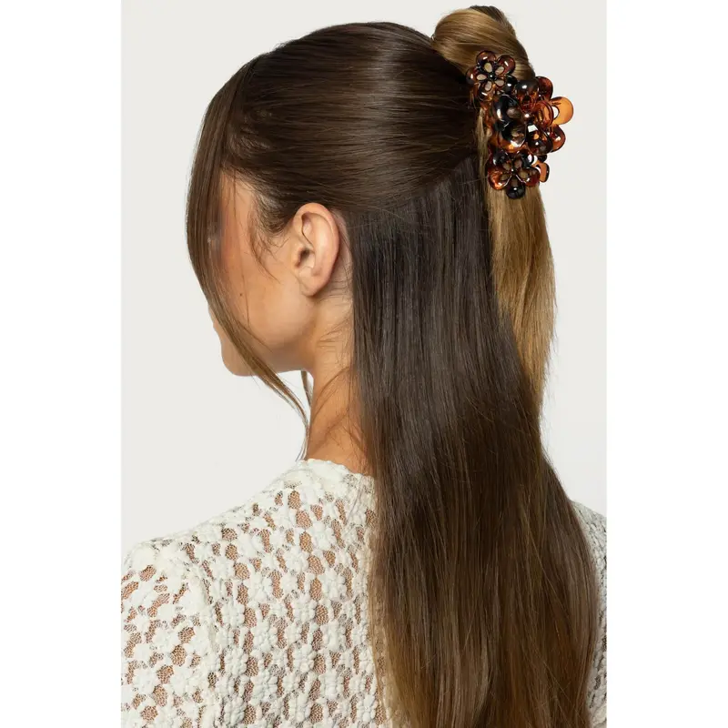 Floral Claw Clip