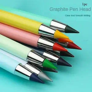1Pc Set Infinity Pencils Multicolor Eternity Pencils No Ink with Eraser Pen School Stationery Drawing Pens Writing Pens Art Supplies