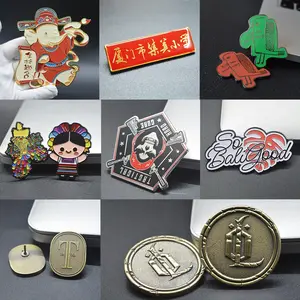 BOC Custom metal badges soft enamel pins hard enamel pins personalized brooches name badge company logo