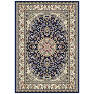 Dynamic Rugs AN710571193434 Ancient Garden 6 ft. 7 in. x 9 ft. 6 in. 57119-3434 Rug - Blue/Ivory