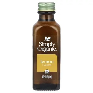 Simply Organic Lemon Flavor, 2 fl oz (59 ml)