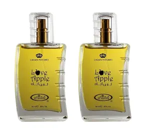 2 pack of Love Apple Spray - Eau De Parfum Natural Spray (50ml/1.65fl.oz.) by Al-Rehab
