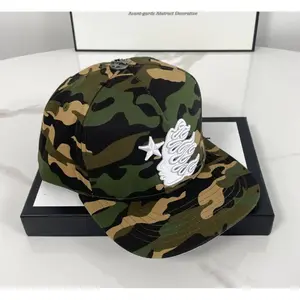 Hell-star Inspired Unisex Cap Trendy Embroidered Logo Streetwear Hat Vibe Baseball Hat 100% Polyester Front Mesh Back Adjustable One Size Fits Most