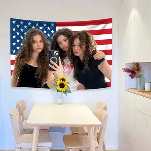 Kalogeras Sisters American Flag Tapestry Wall Hanging Home Decor Dormitory Bedroom Background Cloth Room Decoration Sofa Blanket