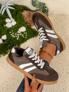 Women's retro German training shoes, low cut casual sports board shoes, anti slip commuting versatile Forrest Gump shoes, can be worn all year round