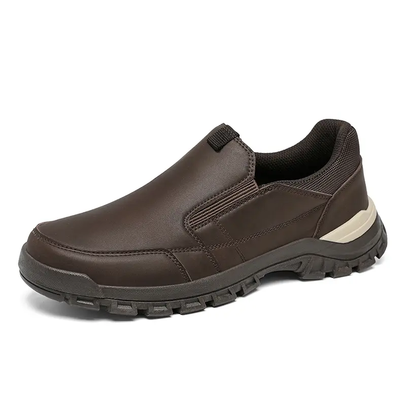BIGWIG Men's Slip-On Athletic Shoes, Outdoor Hiking Shoes, lightweight and flexible, suitable for casual wear, walking, and outdoor activities, classic athletic hiking shoes, comfortable slip-on design