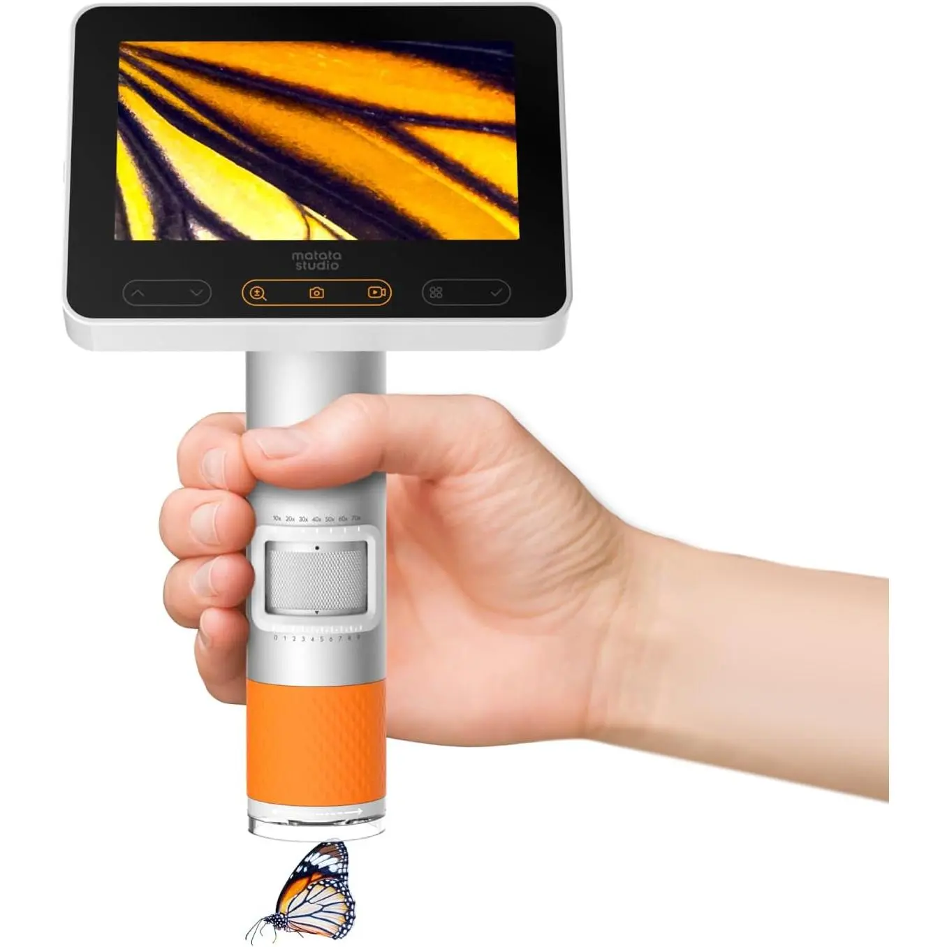 MX2-A Microscope for Kids, Microscope-1600X with 4.3-inch 1080P LCD Screen, USB Educational Microscopes for Kids & Adults