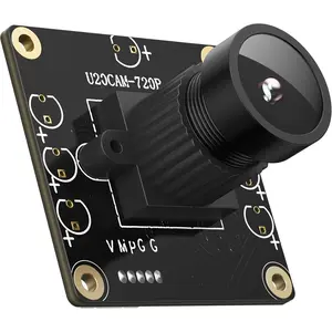 720P USB 2.0 UVC Camera with 120? DFOV for Raspberry Pi, Jetson Nano, Embedded Hardware - Support Windows, Linux,  OS, Android