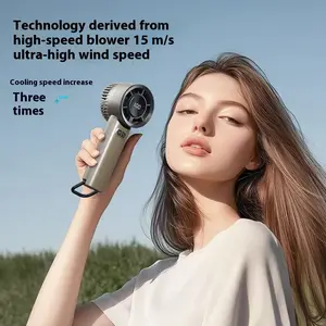 Portable Mini Fan, 5 Speed Handheld Fans, with Power Display and Night light function, USB Rechargeable Battery, Lightweight Personal Cooling for Women Men Indoor Outdoor Travel