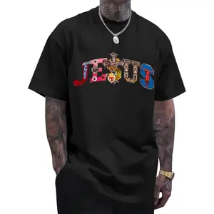 Christian Shirts for Men Jesus Faith Cross Shirt God Religious Tshirts Inspirational Oversized Graphic Y2k Tees Tops Crewneck Cottonfunny tshirt men gifts Funny Mexican Dad T- Menswear Stretch Streetwear Fabric Black Shortsleeve Tropical