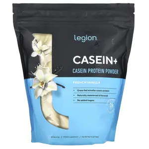 Legion Athletics Casein+, Casein Protein Powder, French Vanilla, 2.11 lbs (960 g)