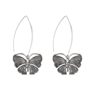 1 Pair vintage butterfly earrings, a creative gift for her, elegant, fashionable and unique jewelry