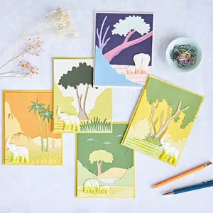 Elephant Paper Card - BLANK