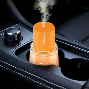 Smart Car Aroma Diffuser| 100ml Essential Oil Diffuser with Lavender Scent| 3-Mode Car Diffuser|Strong Scent Car Freshener| Car Air Fresheners for Men Women (Orange)