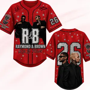 [X-26] The R&B Music Art 2026 Raymond&Brown Music Art 2026  | Over Sublimation Print Breathable Mesh Construction Streetwear-Fit