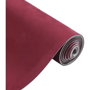 150G Headliner Fabric for Car Truck RV SUV Boat Automotive Interior Trim DIY Roof Repair Replacement Suede Fabric Wine Red 45" L x 57" W
