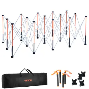 【Summervibes】VEVOR Portable Folding Workstand, 8.02 x 4.12 ft Collapsible Workbench, 6000 lbs Weight Capacity, No Assembly Foldable Work Stand with Storage Bag, Table Top NOT Included, for Garage Workshop Outdoor