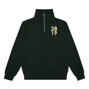 Preach The Word Quarter Zip - Pine/Cream