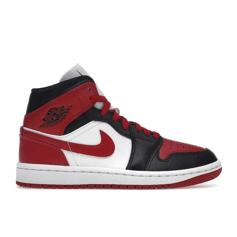 Jordan Women's 1 Mid Alternate Bred Toe Basketball Shoes, from StockX