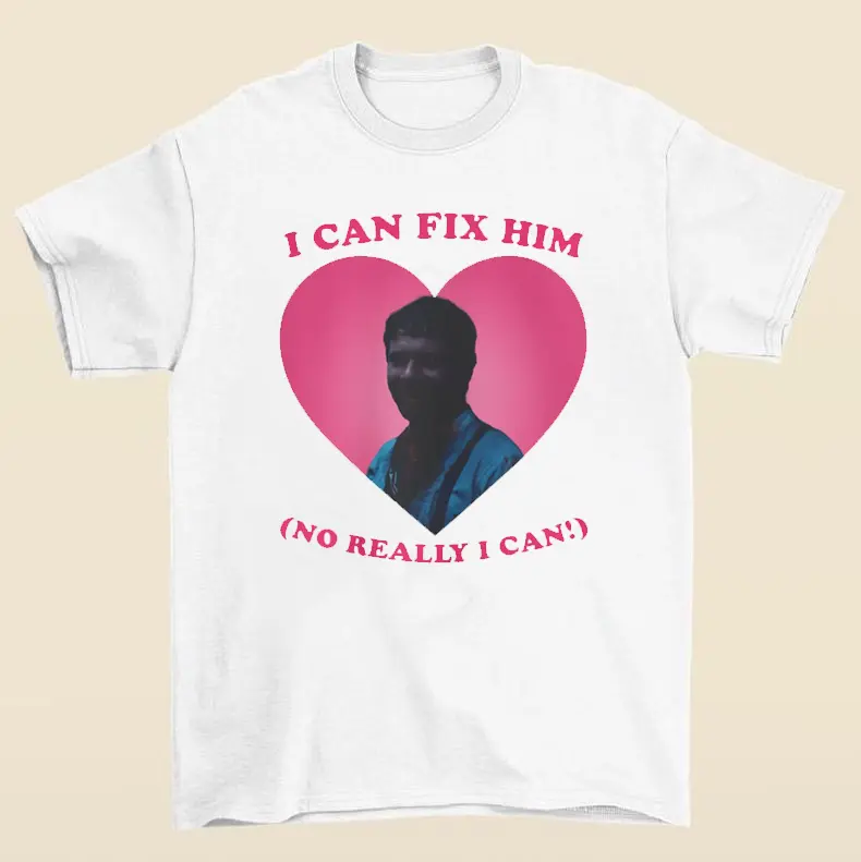 "I Can Fix Him, No Really I Can" Remmick Graphic Tee Perfect for Fans of Jack 0'Connell and Nostalgic Style