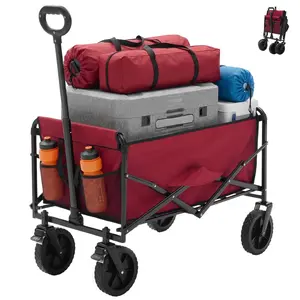 Foldable Office Utility Cart – Lightweight 67L/102L Collapsible Wagon with Wheels for Mailroom, Package Transport, Office Supplies & File Moves