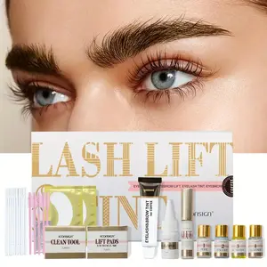 Multifunctional Lash Lift & Tint Kit, Eyebrow Lamination Kit, 2 in 1 Eyelash & Eyebrow Perming & Tinting Kit, Professional Eye Makeup Kit for Women & Girls