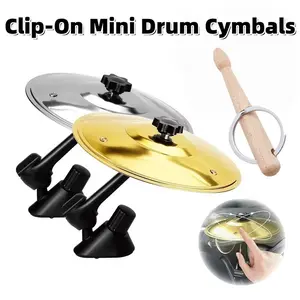 Mini Vent Mount Music Drum Alloy Disc Car Bumper Bell Percussion Instrument, Easy Installation, Decorative Design, Includes Knock Stick