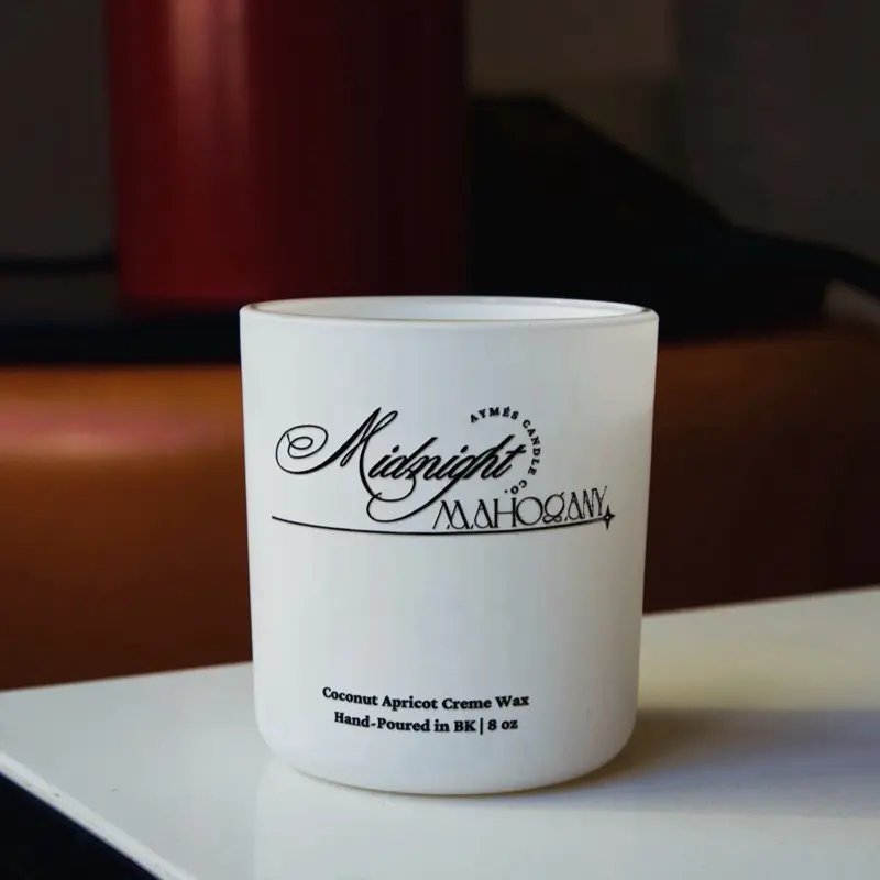 Midnight Mahogany Scented Candle 8oz
