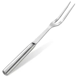 Two Pronged Fork Tine Elite - 11 Inch Kitchen Forks Carving Fork for Meat Stainless Steel Kitchen Utensils Meat Fork Carving Granny Fork - Meat Forks for Cooking Serving Forks Large for Meat