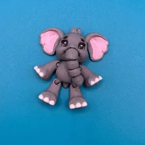 Elephant Flexi Fidgets - Stress Relief, perfect for Playtime Fun and Relaxation! Adorable desk accessories, party favors or collectibles!