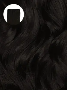 Off Black (1B) Invisible Clip-ins