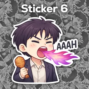 Come on wing Sticker, Gift For Fan